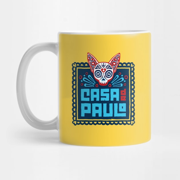 Casa de Paulo Main Logo on Yellow by Casa_de_Paulo